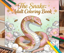 Load image into Gallery viewer, Reptile Coloring Book