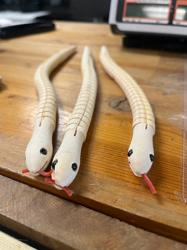 Wooden Snake Toy