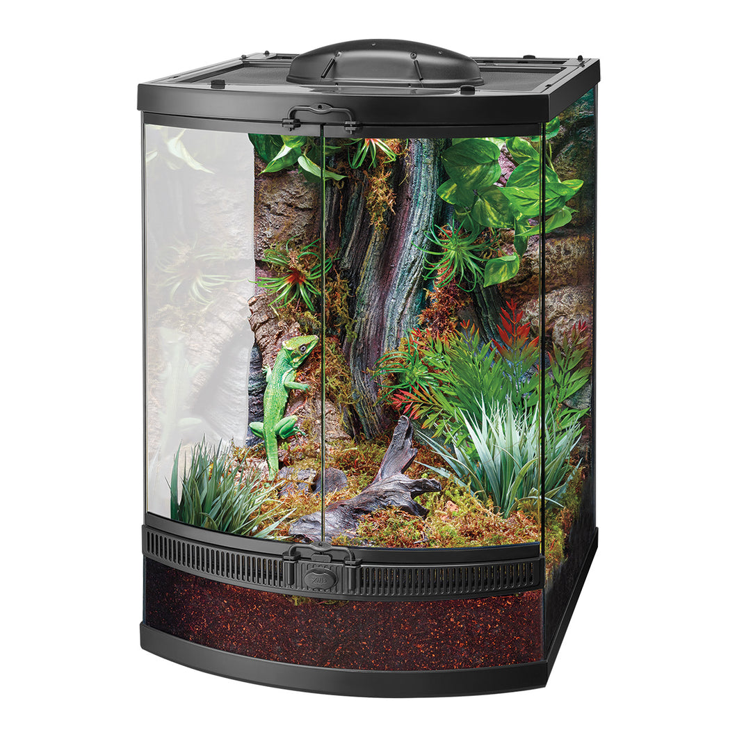 Zilla Front Opening Terrarium Bow Front - In Store Only