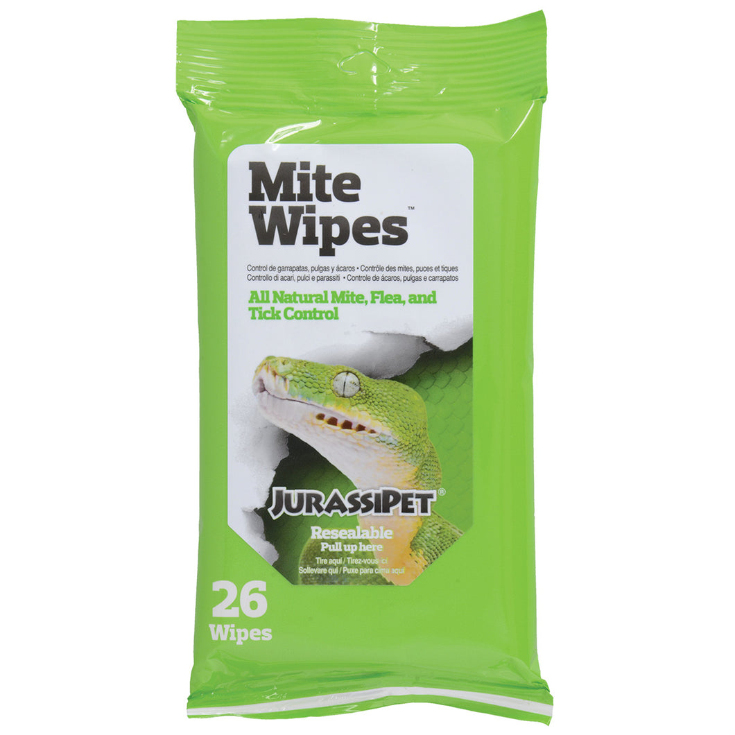 JurassiPet Mite Wipes - 26 ct