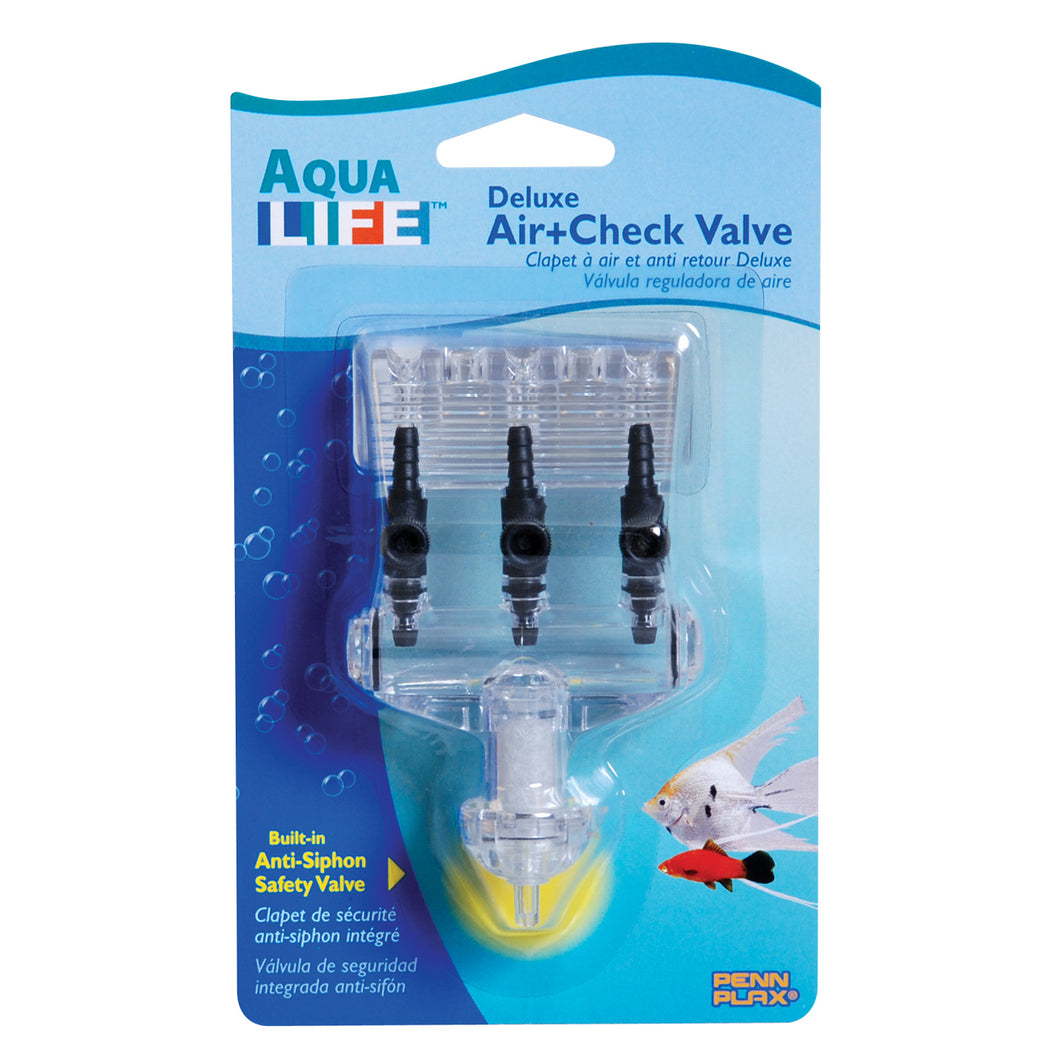 Aqua Life Deluxe Air and Check Valve 3 Oulets