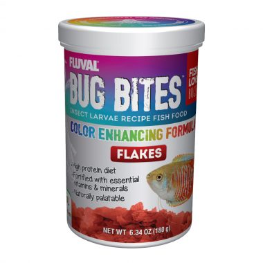 Fluval Bug Bites Color Enhancing Flakes