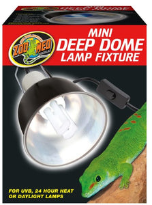 Zoo Med Mini Deep Dome Lamp Fixture - 5.5"