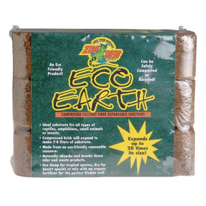 Zoo Med Eco Earth Coconut Fiber Substrate - Brick